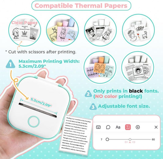 PrintPal™ Mini Pocket Printer